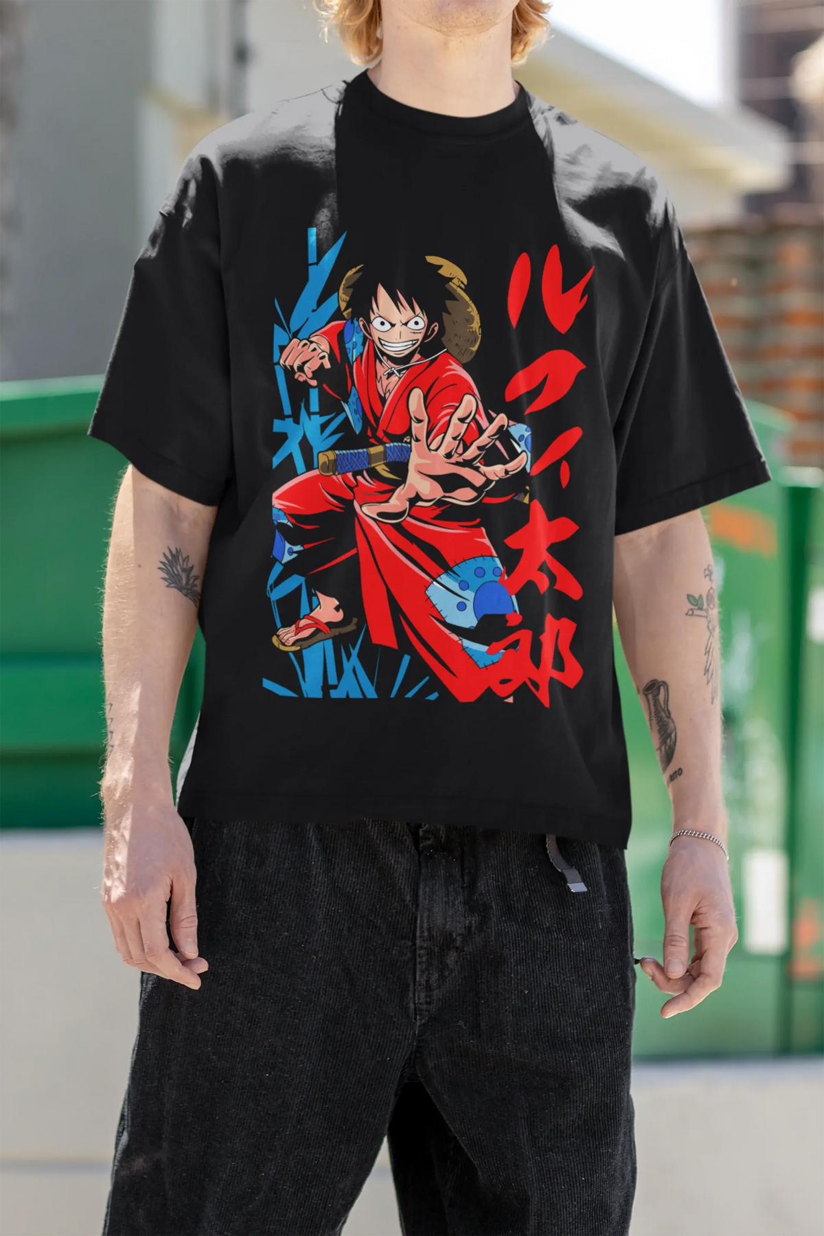 Luffy Graphic OversizedT-Shirt | ONE PIECE Anime Merchandise | High-Quality Cotton Tee ZyloTrend